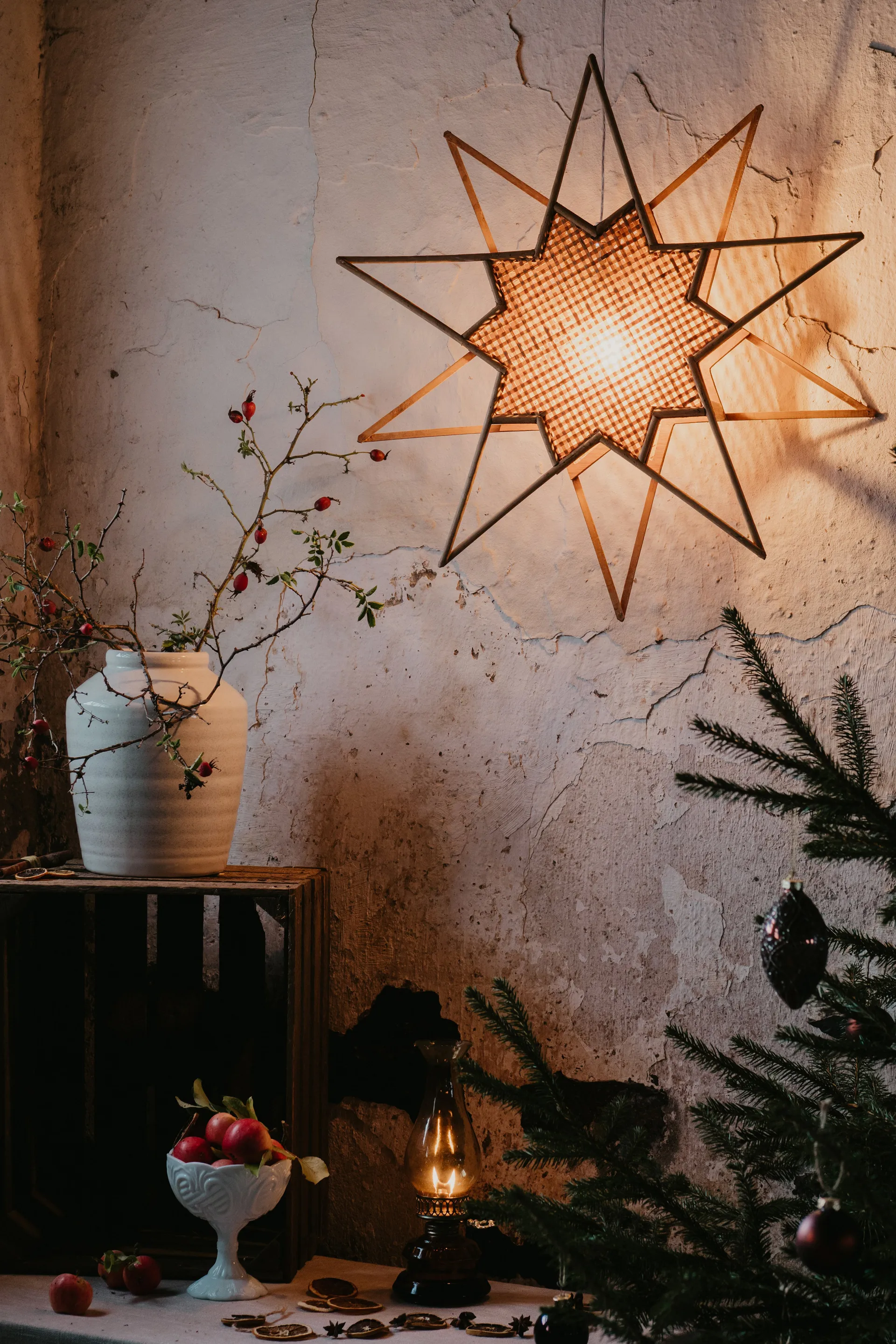 Karin adventsster Ø70 cm, Natuur Globen Lighting