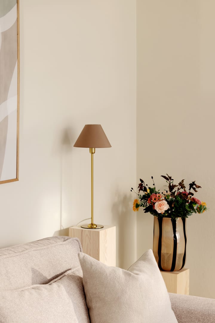 Lampvoet Iris 45, Geborsteld messing Globen Lighting