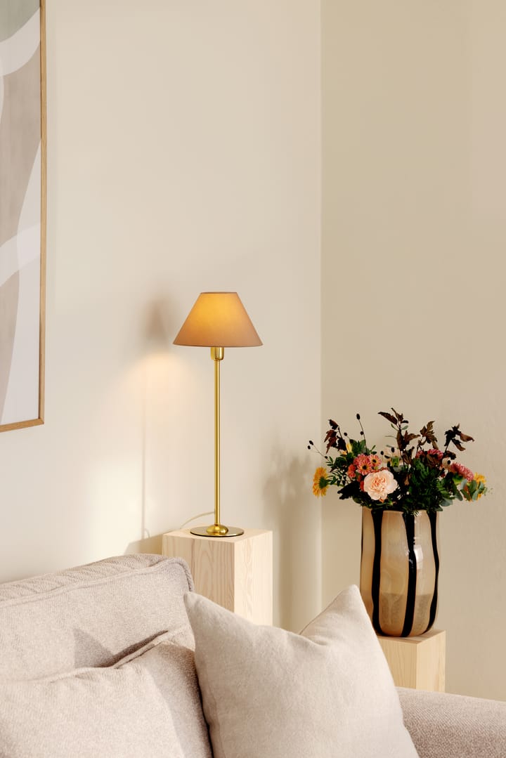 Lampvoet Iris 45, Geborsteld messing Globen Lighting