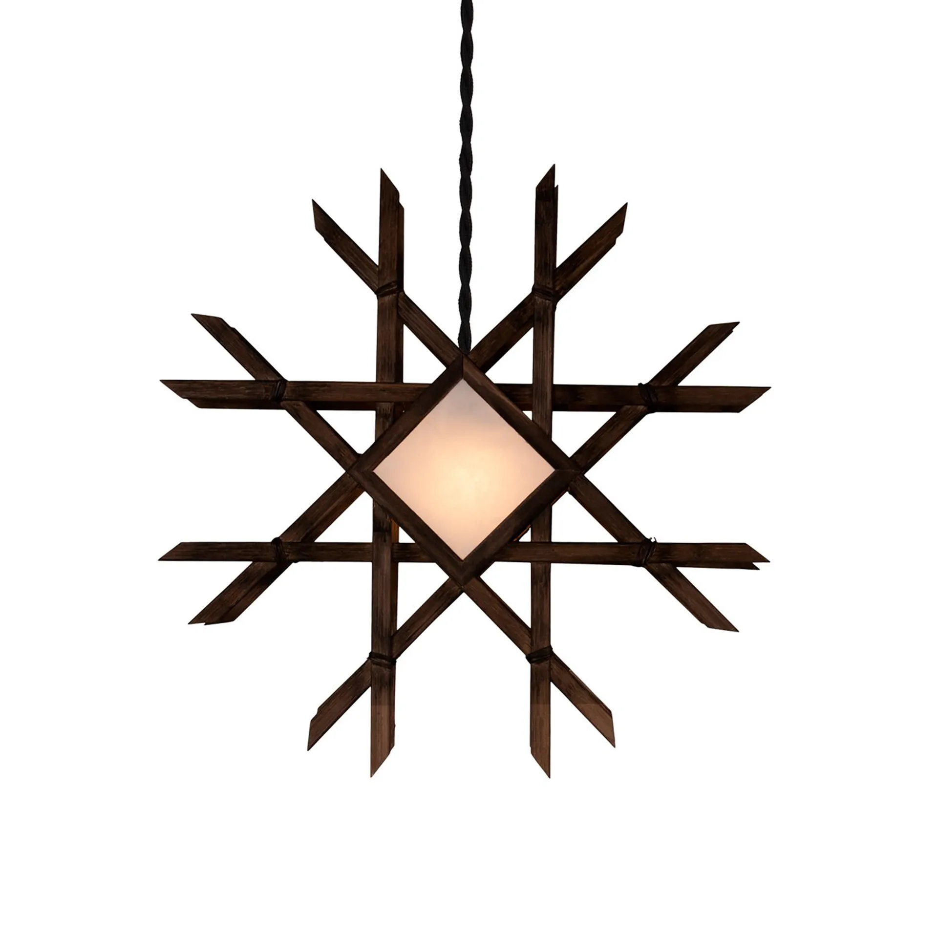 Lea 45 kerstster, Bruin Globen Lighting