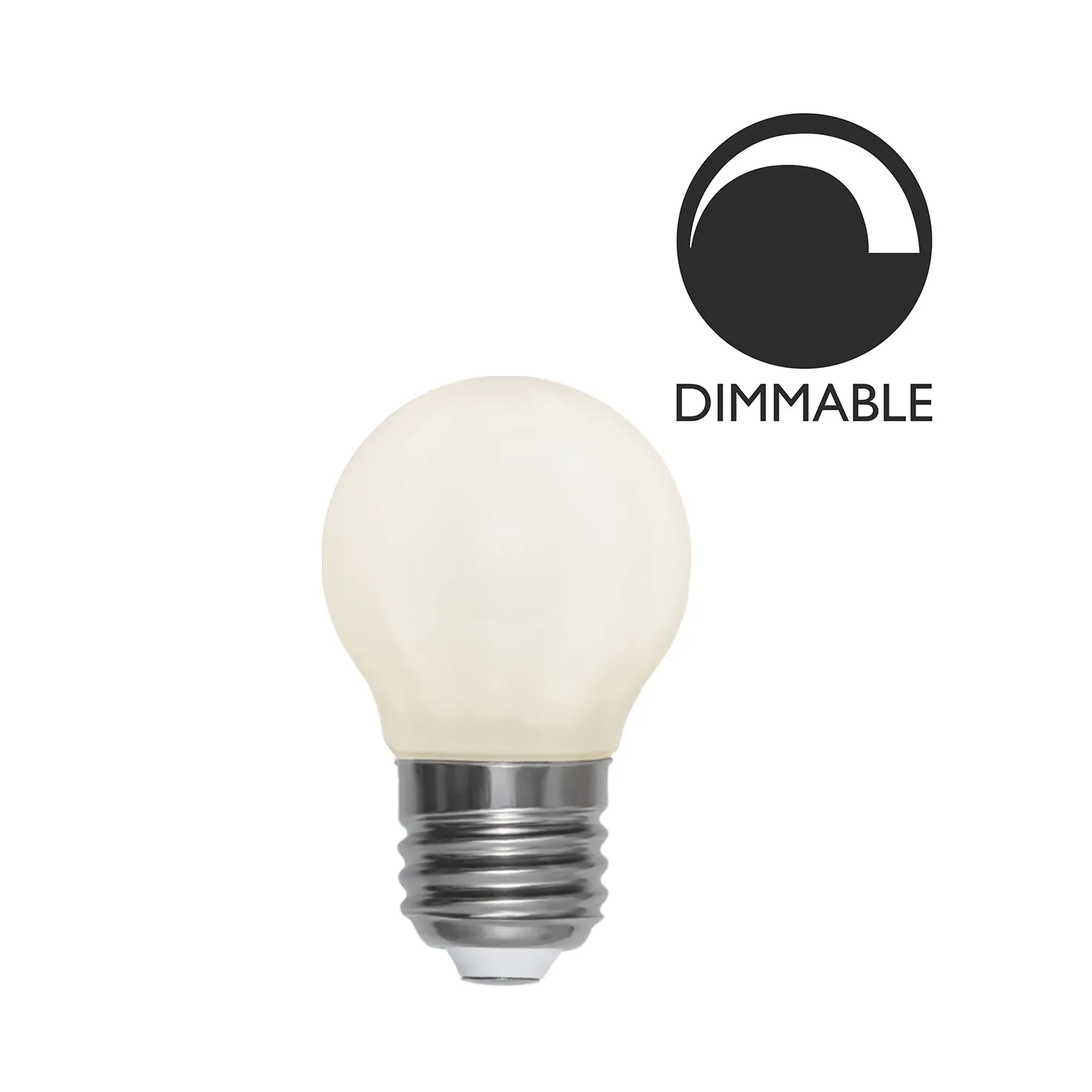 Lichtbron E27 LED filament gloeilamp opaal 45 mm, 5W Globen Lighting