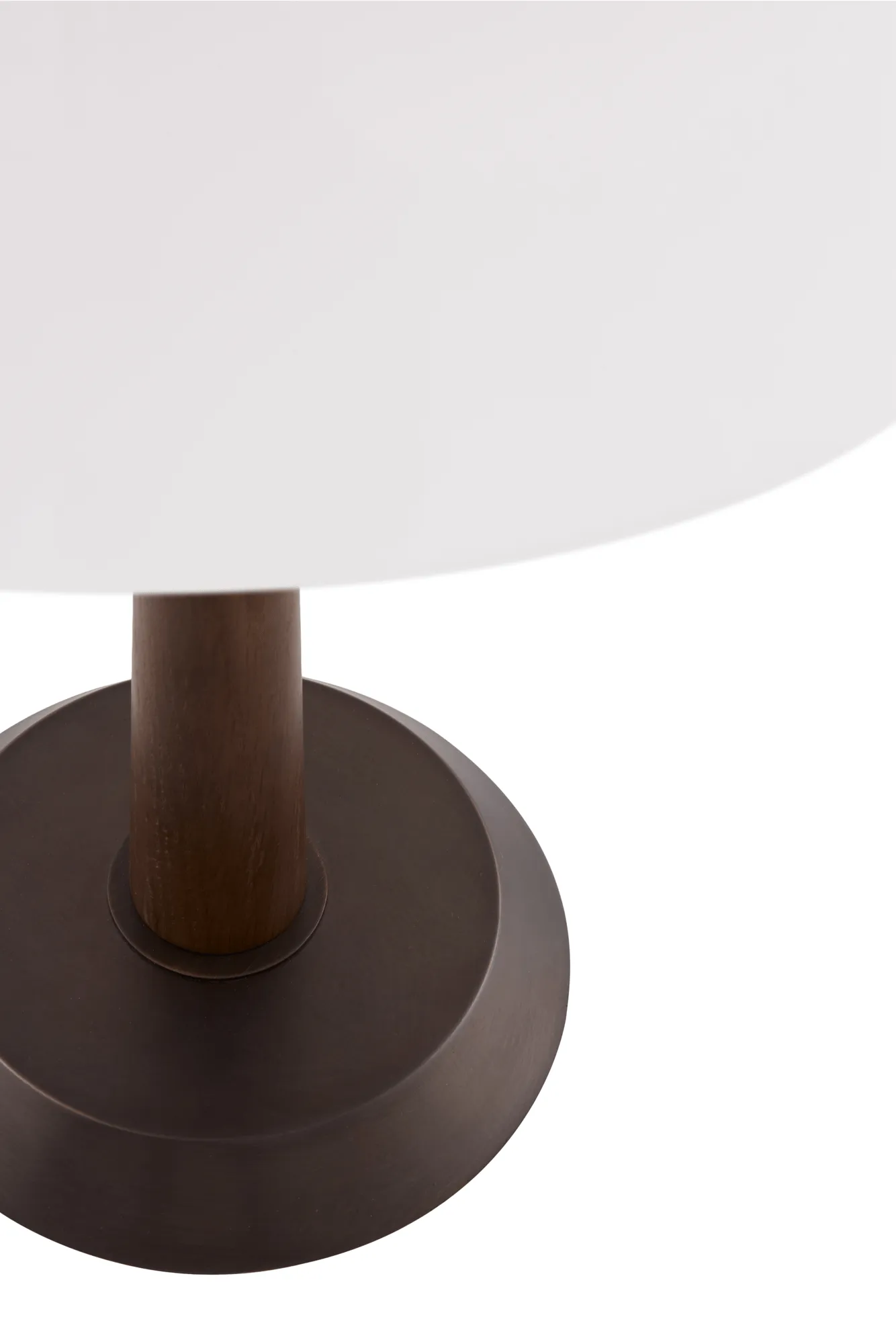 Ligna tafellamp, bruin gebeitst, Ø29x39,2 cm Globen Lighting