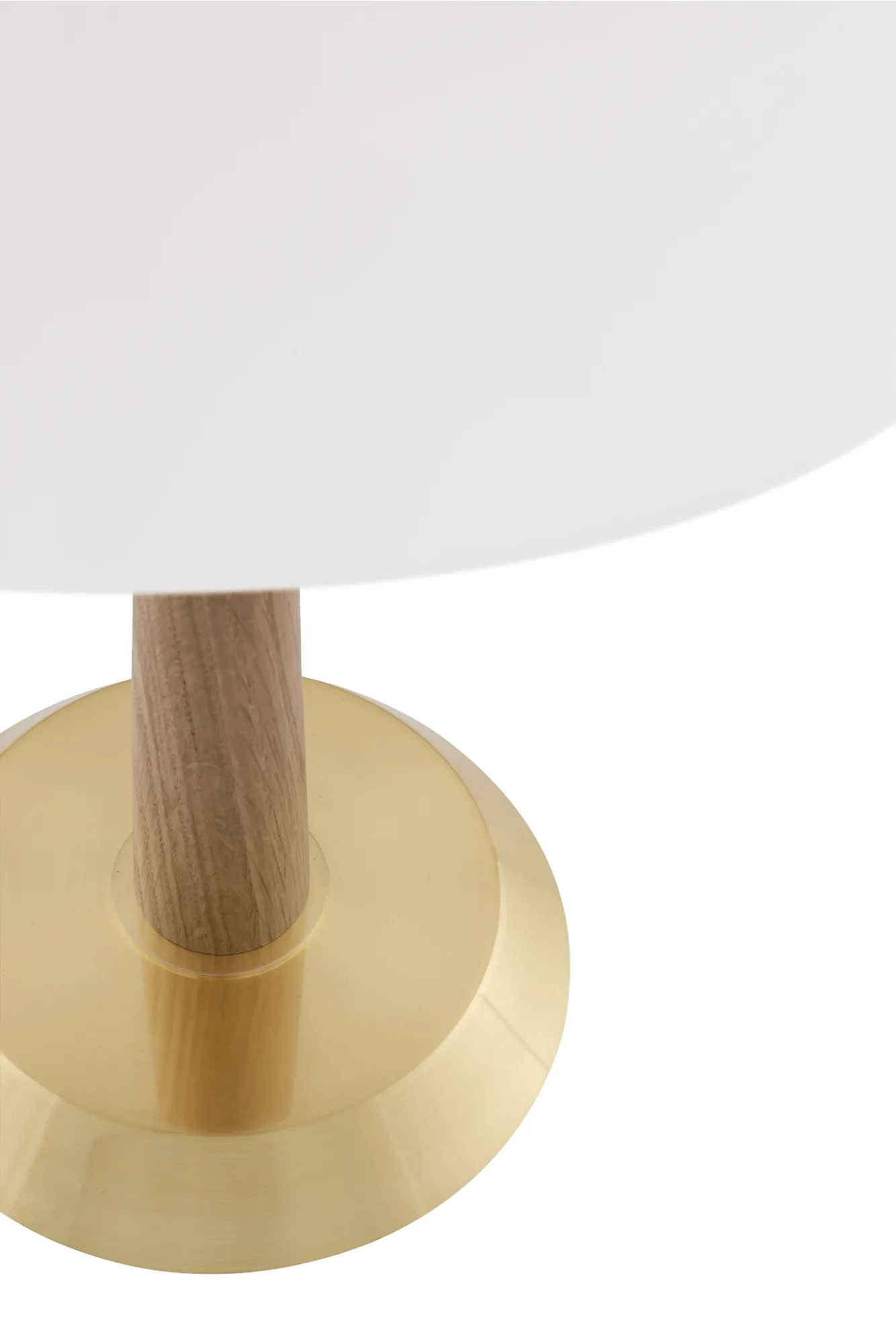 Ligna tafellamp, Eik-ruwmessing, Ø29x39,2 cm Globen Lighting