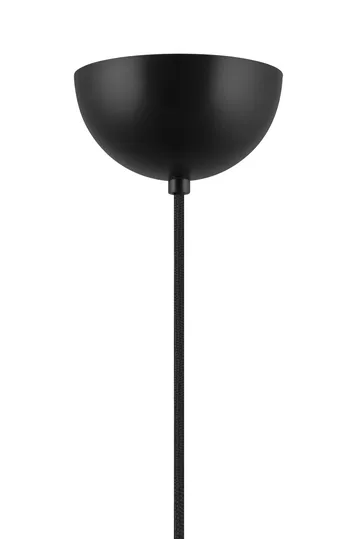 Lou pendel - 3, wit bouclé-zwart, 46x46 cm - Globen Lighting