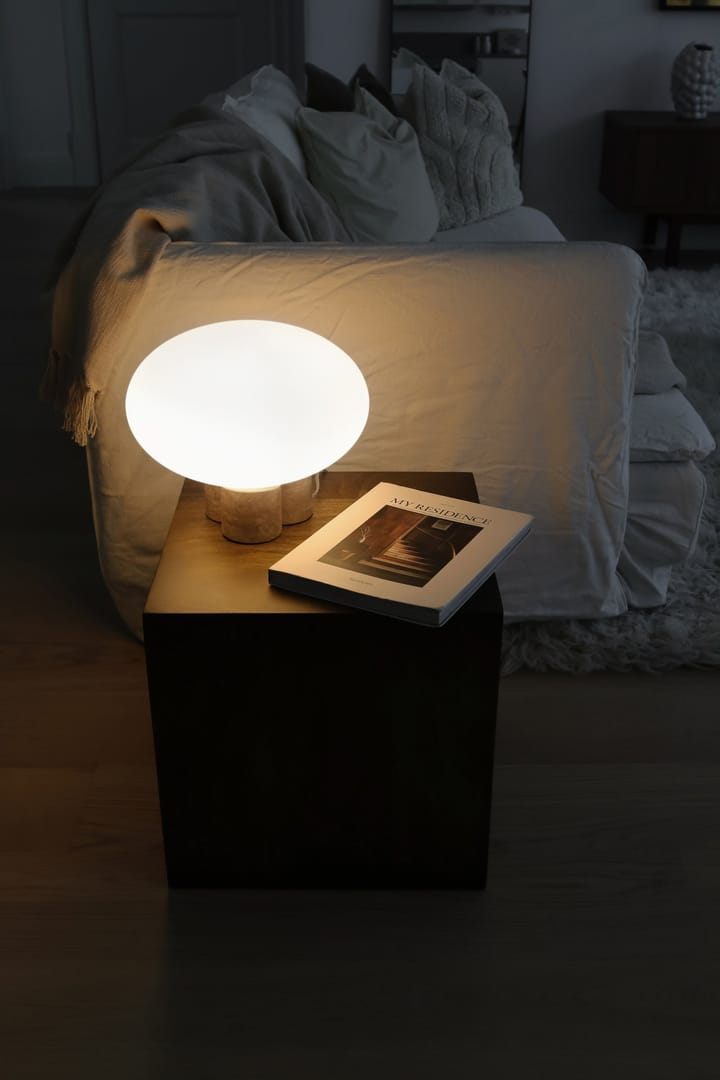 Mammut tafellamp Ø28 cm - Travertijn - Globen Lighting