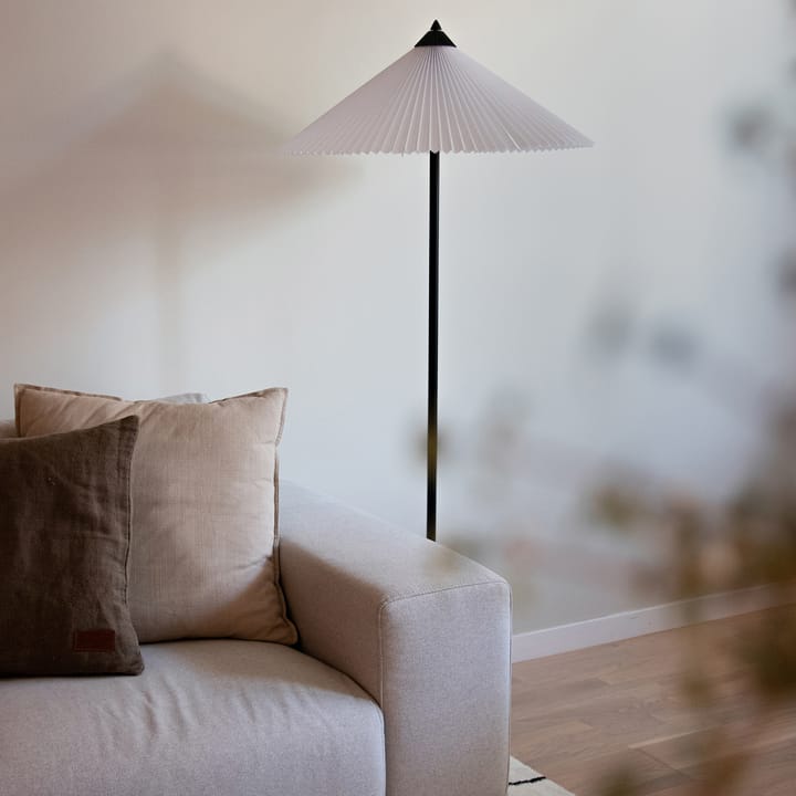 Matisse vloerlamp 150 cm, Zwart-wit Globen Lighting