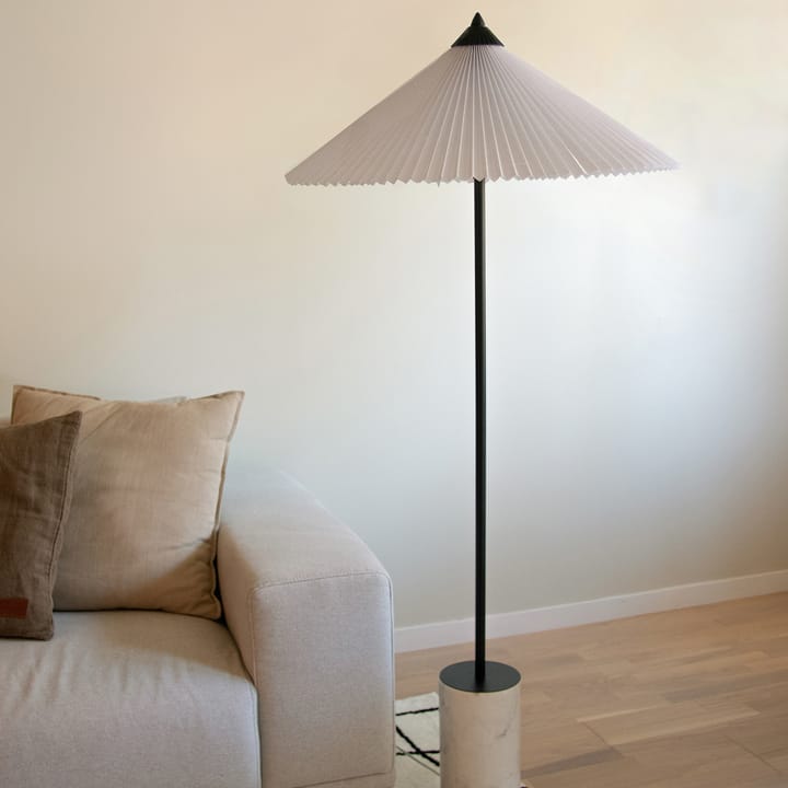 Matisse vloerlamp 150 cm, Zwart-wit Globen Lighting