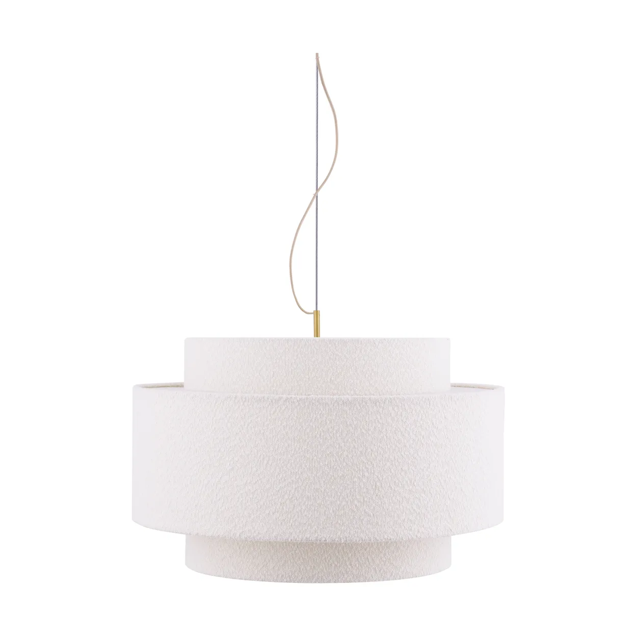 Globen Lighting Noah hanglamp o70 cm Bouclé wit | Scandinavisch Interieur | Hanglampen | Wit
