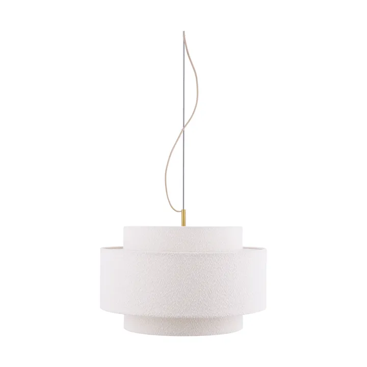 Noah pendel Ø50 cm - Bouclé wit - Globen Lighting