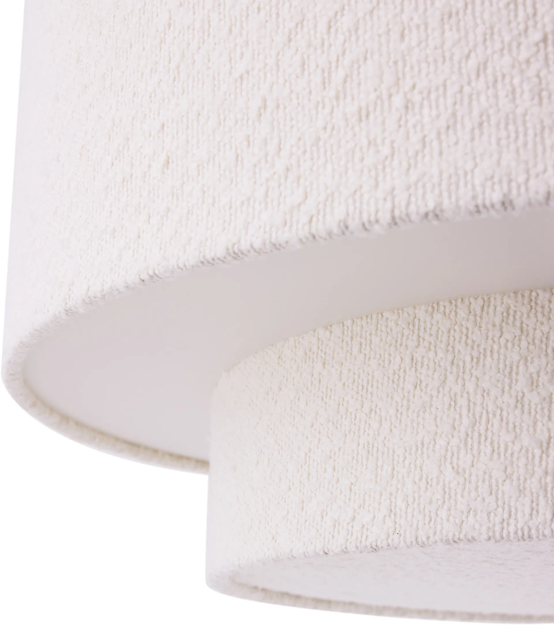 Noah pendel Ø70 cm, Bouclé wit Globen Lighting