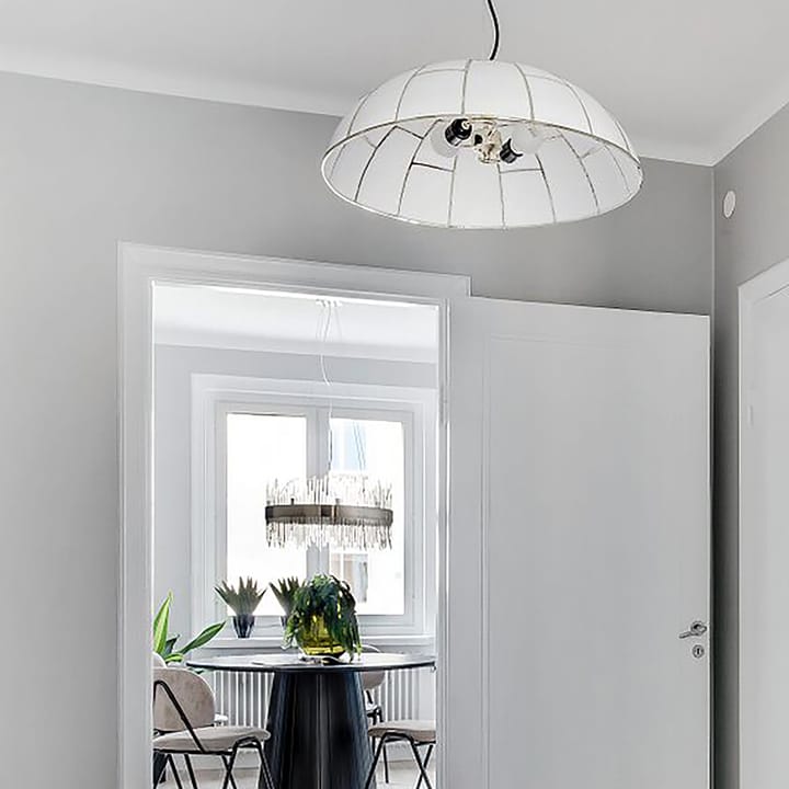 Ombrello hanglamp Ø60 cm wit glas, Messing Globen Lighting