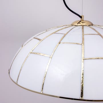 Ombrello hanglamp Ø60 cm wit glas - Messing - Globen Lighting