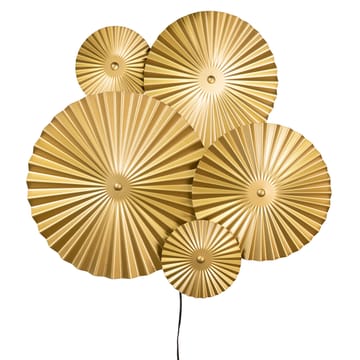 Omega wandlamp - Geborsteld messing - Globen Lighting