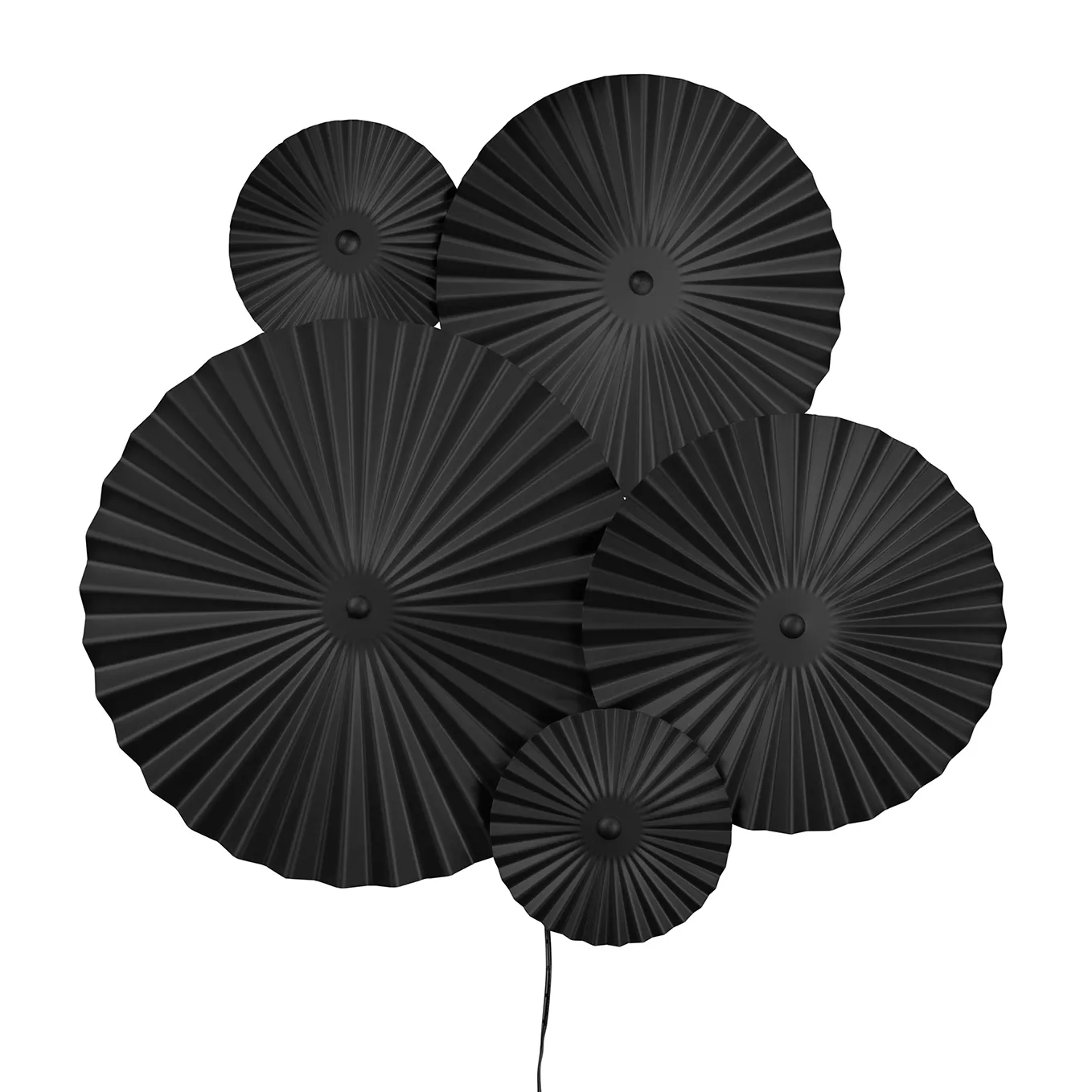 Omega wandlamp, Zwart Globen Lighting