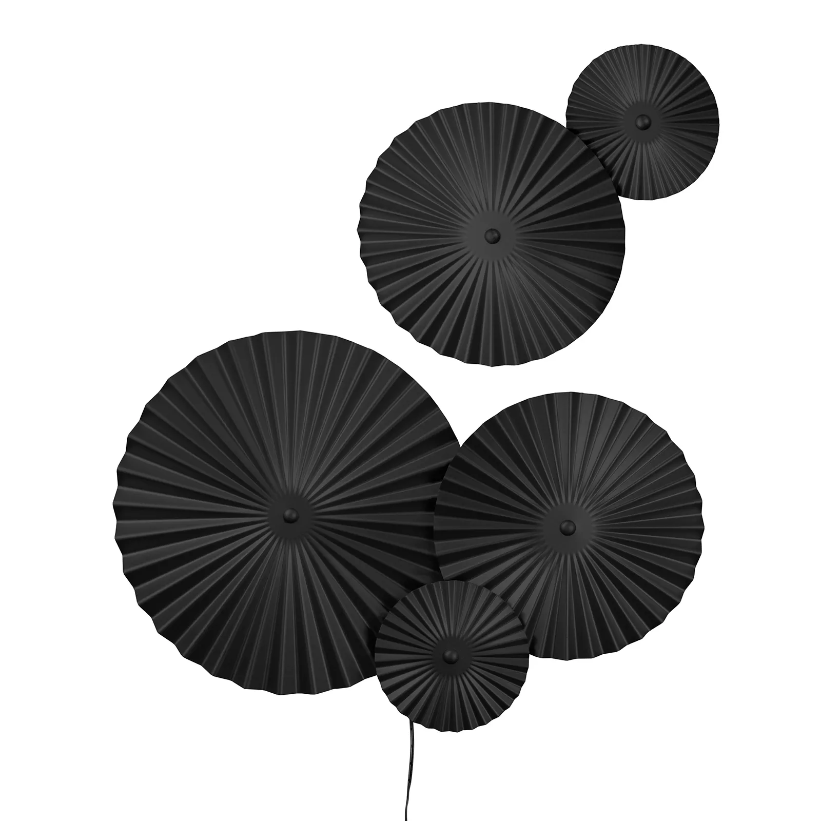 Omega wandlamp, Zwart Globen Lighting