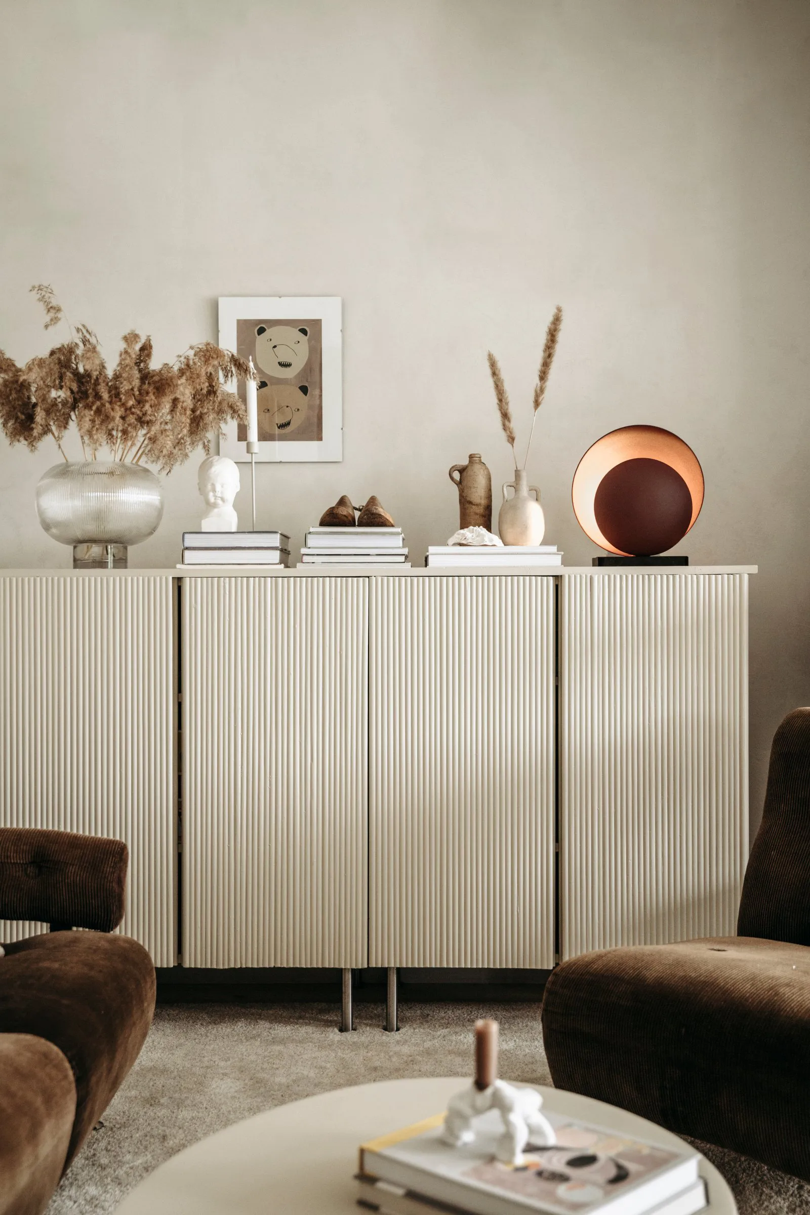 Orbit tafellamp, Maroon-black Globen Lighting