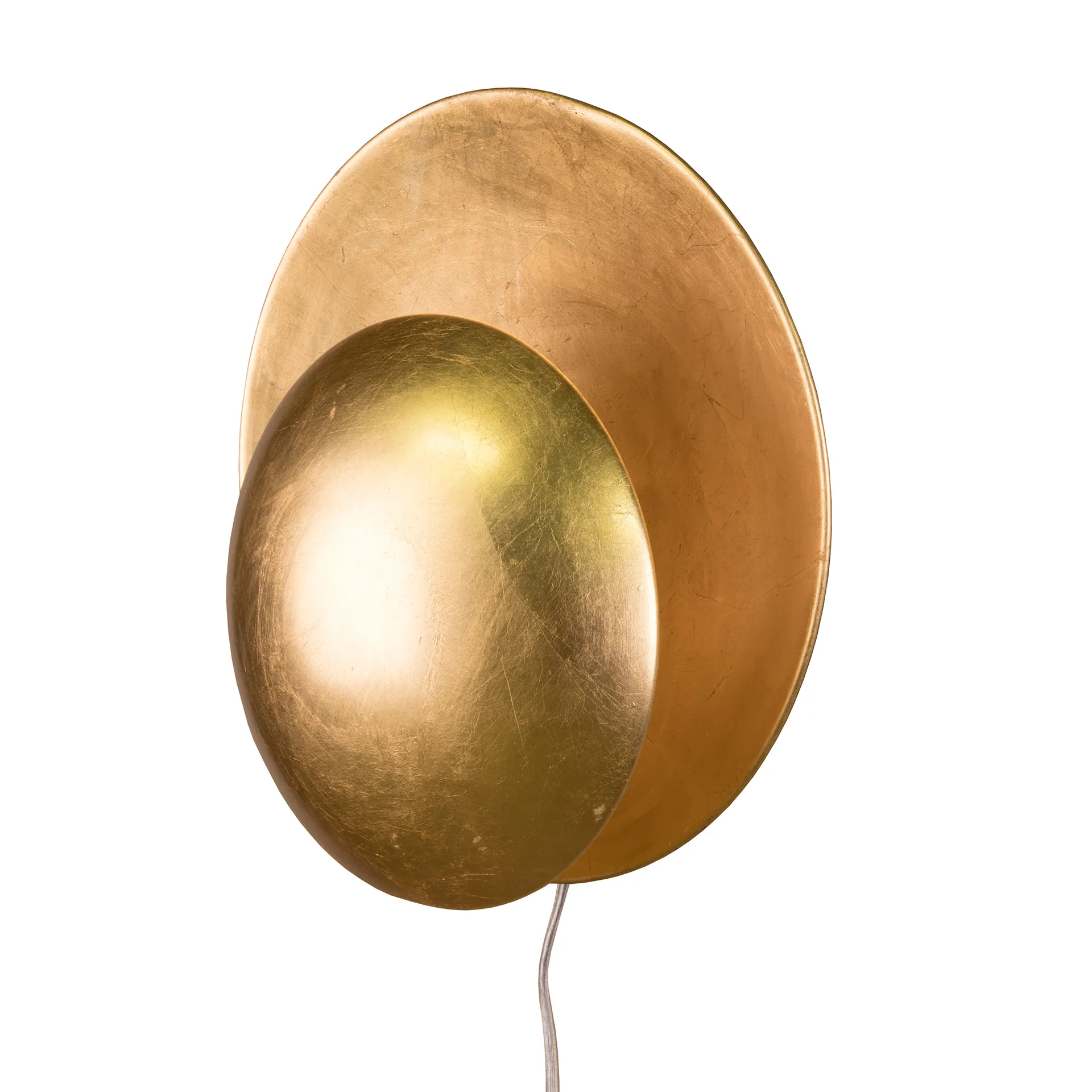 Orbit wandlamp, goud Globen Lighting
