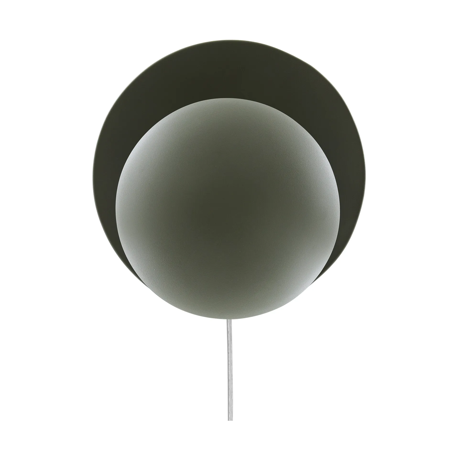 Orbit wandlamp, Mosgroen Globen Lighting