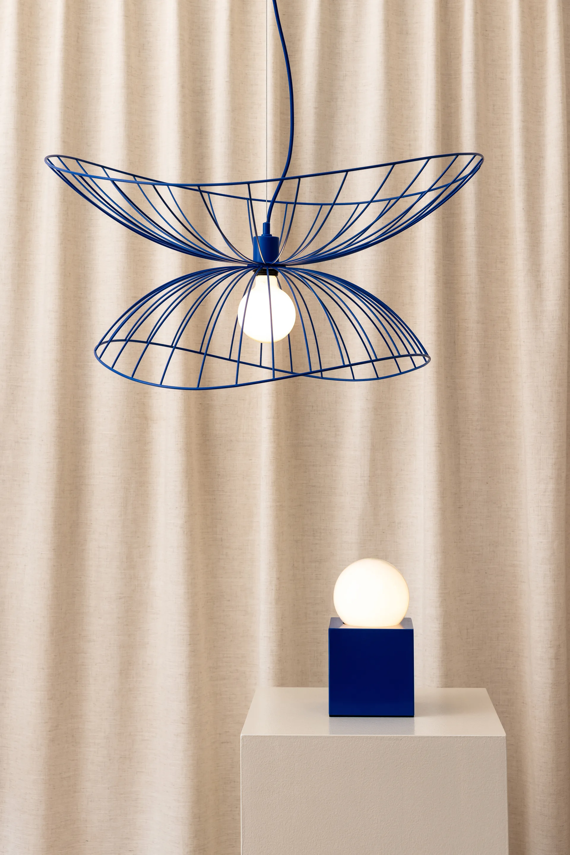 Ray hanglamp Ø70 cm, Blauw Globen Lighting