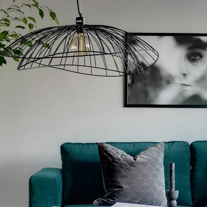 Ray hanglamp Ø70 cm, zwart Globen Lighting