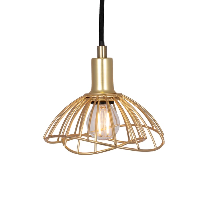 Ray hanglamp mini Ø16 cm, Geborsteld messing Globen Lighting