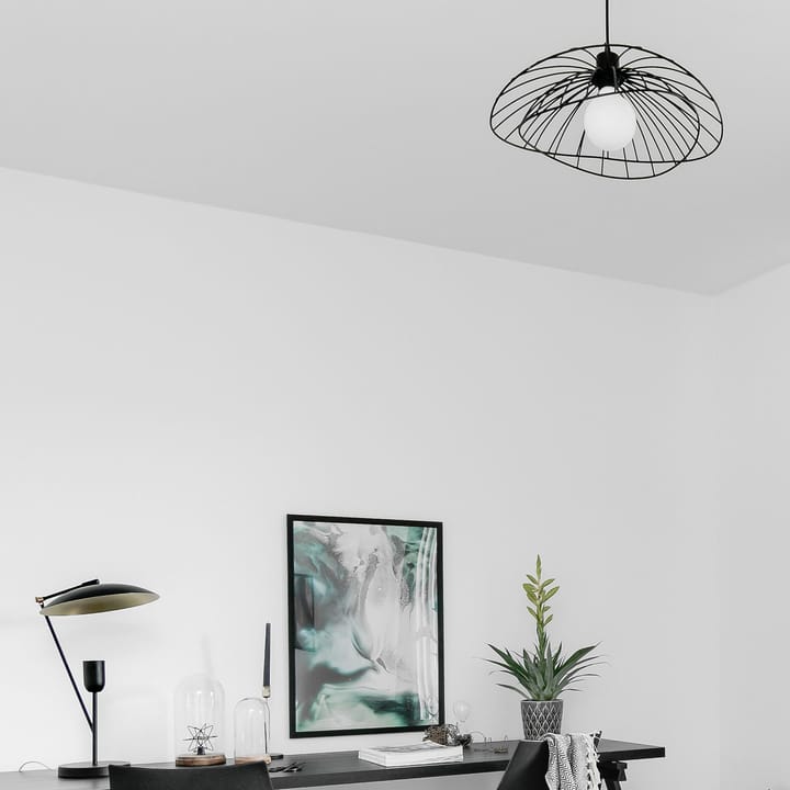 Ray plafondlamp Ø 45 cm, matzwart Globen Lighting