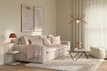 Ray plafondlamp Ø70 cm - Oudroze - Globen Lighting