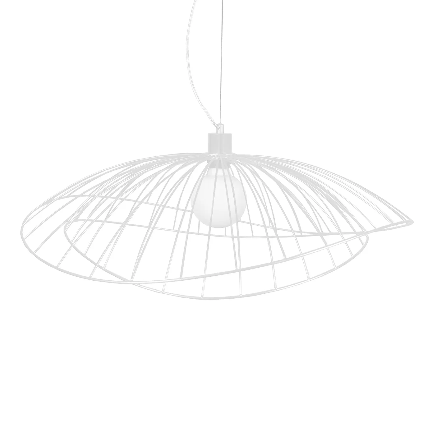 Ray plafondlamp Ø70 cm, Wit Globen Lighting
