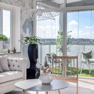 Ray plafondlamp Ø70 cm - Wit - Globen Lighting