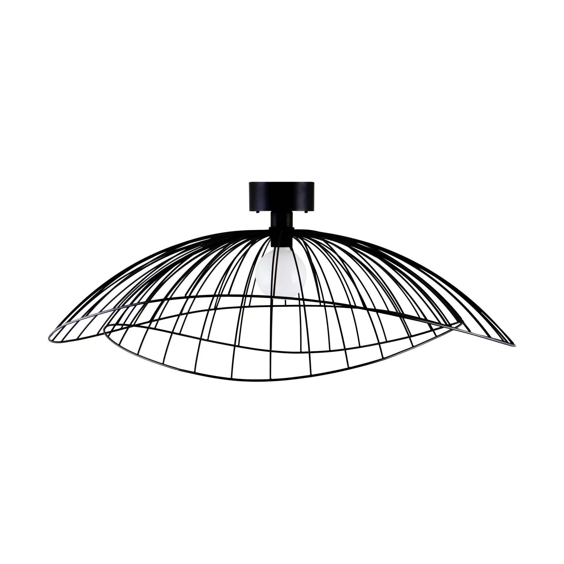 Ray plafondlamp Ø85 cm, Zwart Globen Lighting