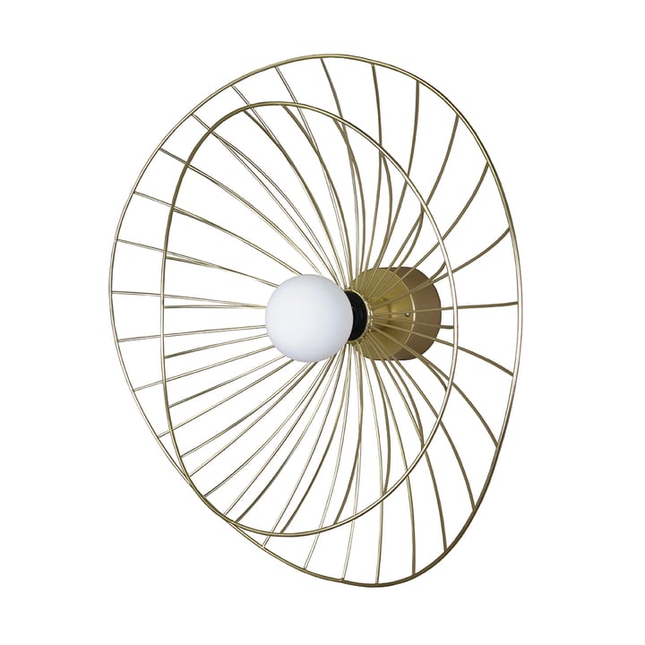 Ray plafondlamp, geborsteld messing Globen Lighting