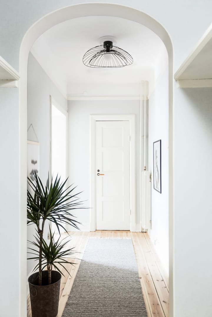 Ray plafondlamp, mat zwart Globen Lighting