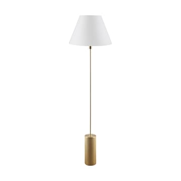 Rib lampenstandaard vloer - Geborsteld messing - Globen Lighting