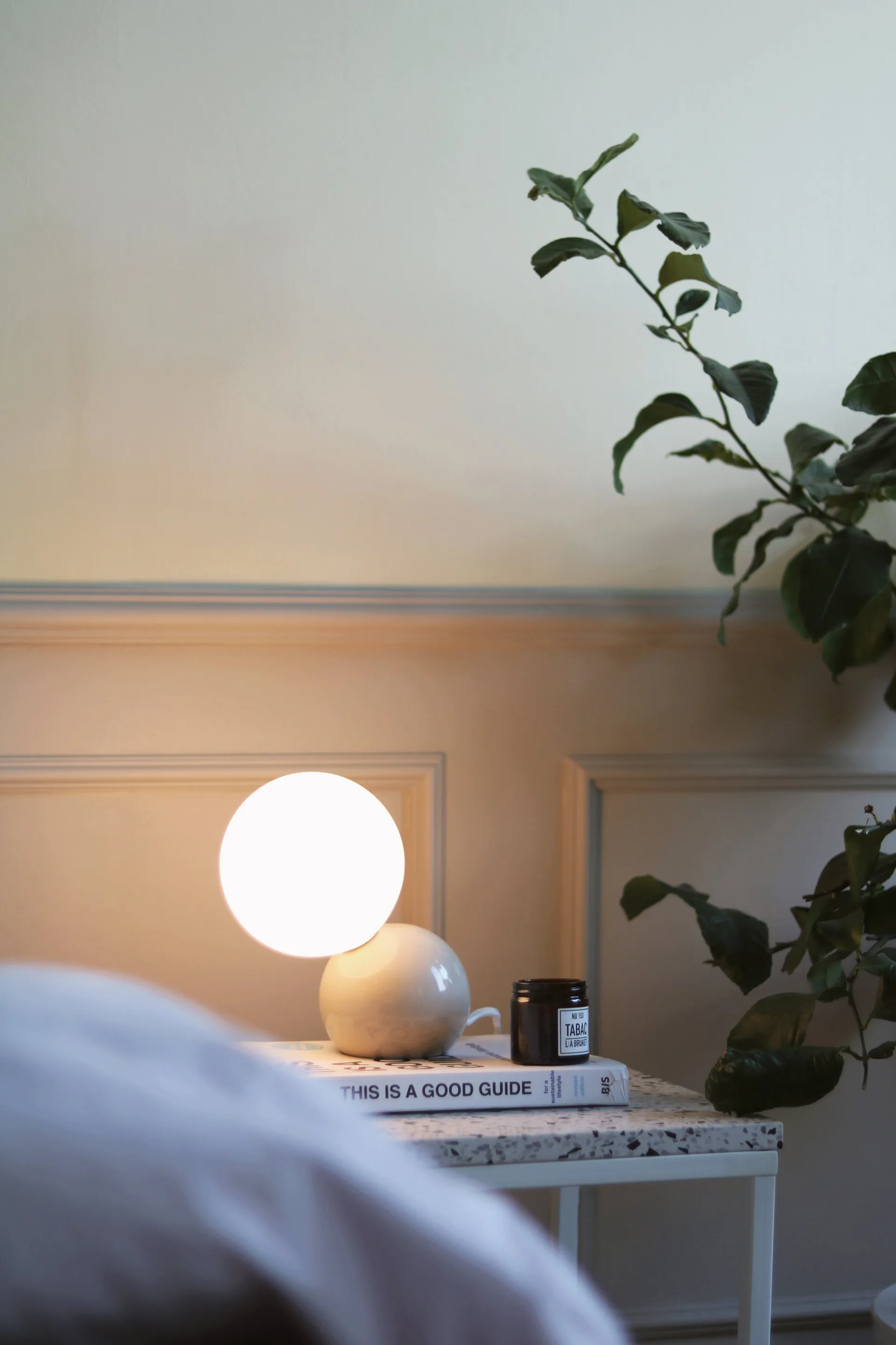 Ripley tafellamp/wandlamp, Beige Globen Lighting