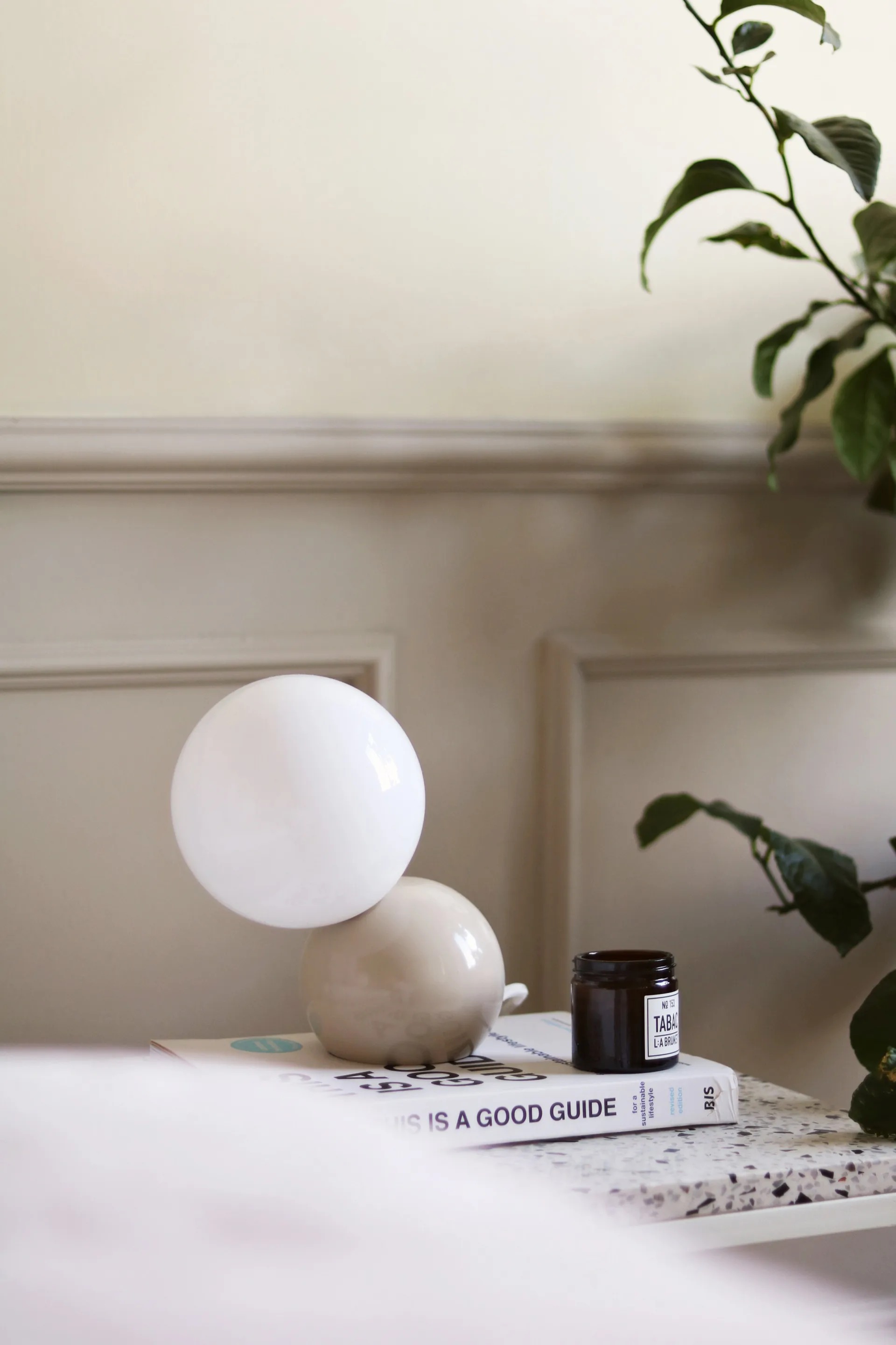 Ripley tafellamp/wandlamp, Beige Globen Lighting