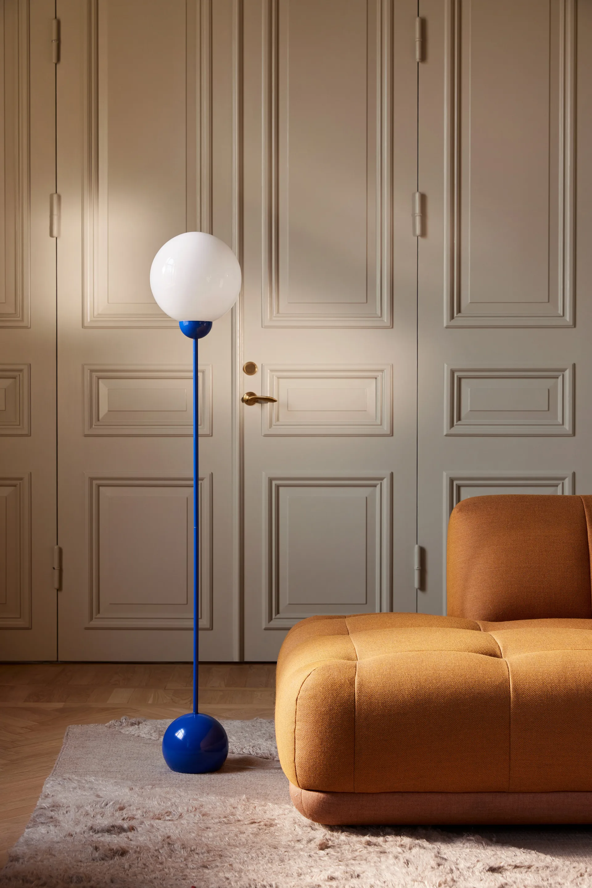 Ripley vloerlamp, Blauw Globen Lighting