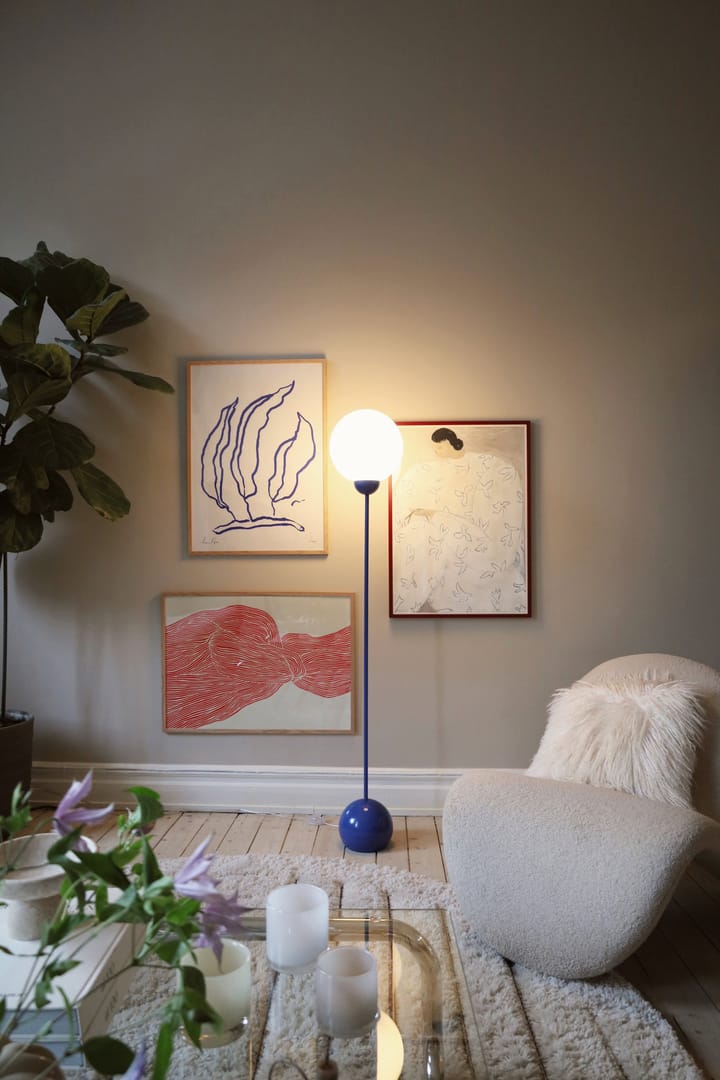 Ripley vloerlamp, Blauw Globen Lighting