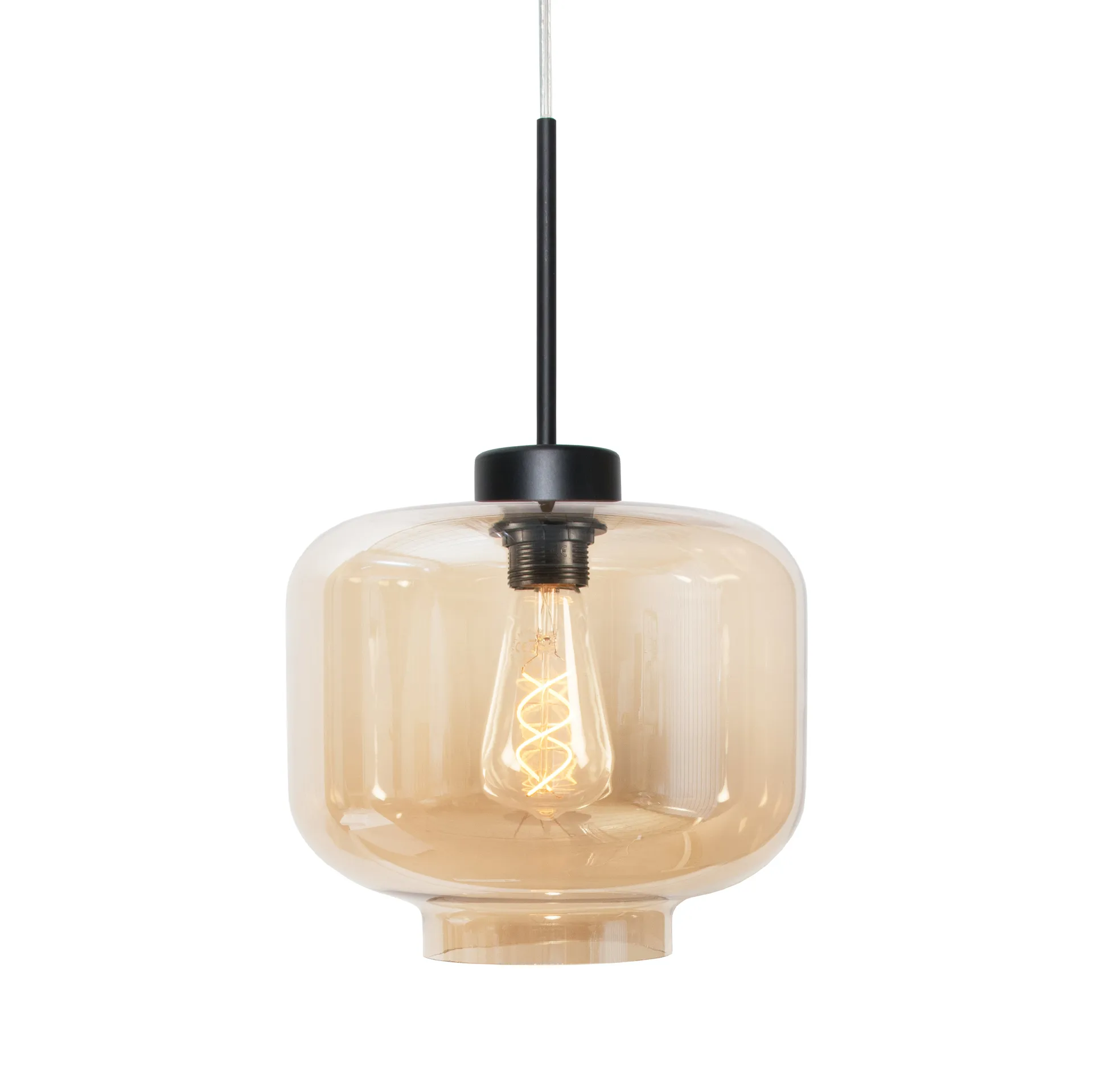 Ritz hanglamp, amber (geel) Globen Lighting