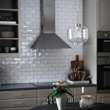 Ritz plafondlamp geslepen glas - Antiek messing - Globen Lighting