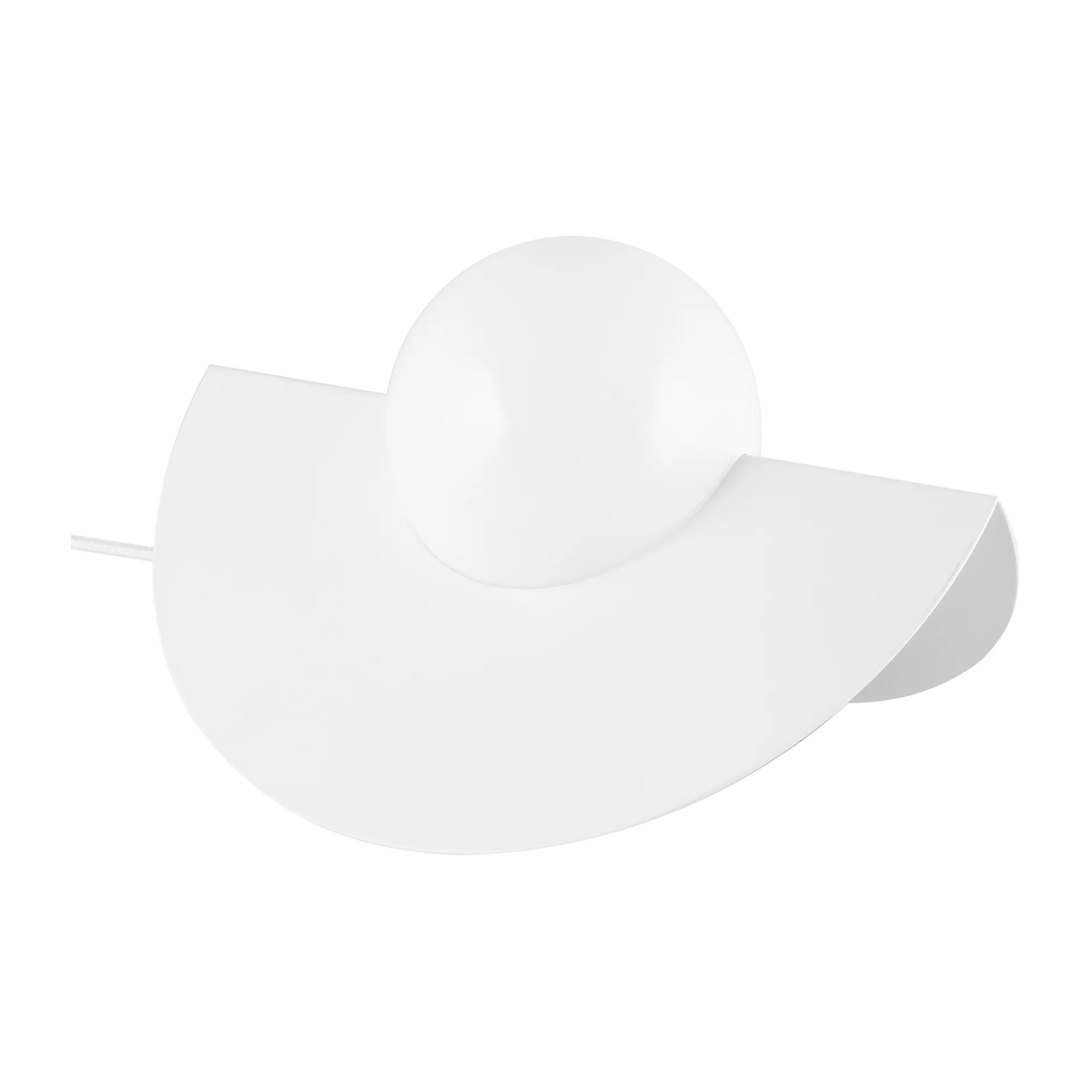 Roccia tafellamp, Wit Globen Lighting