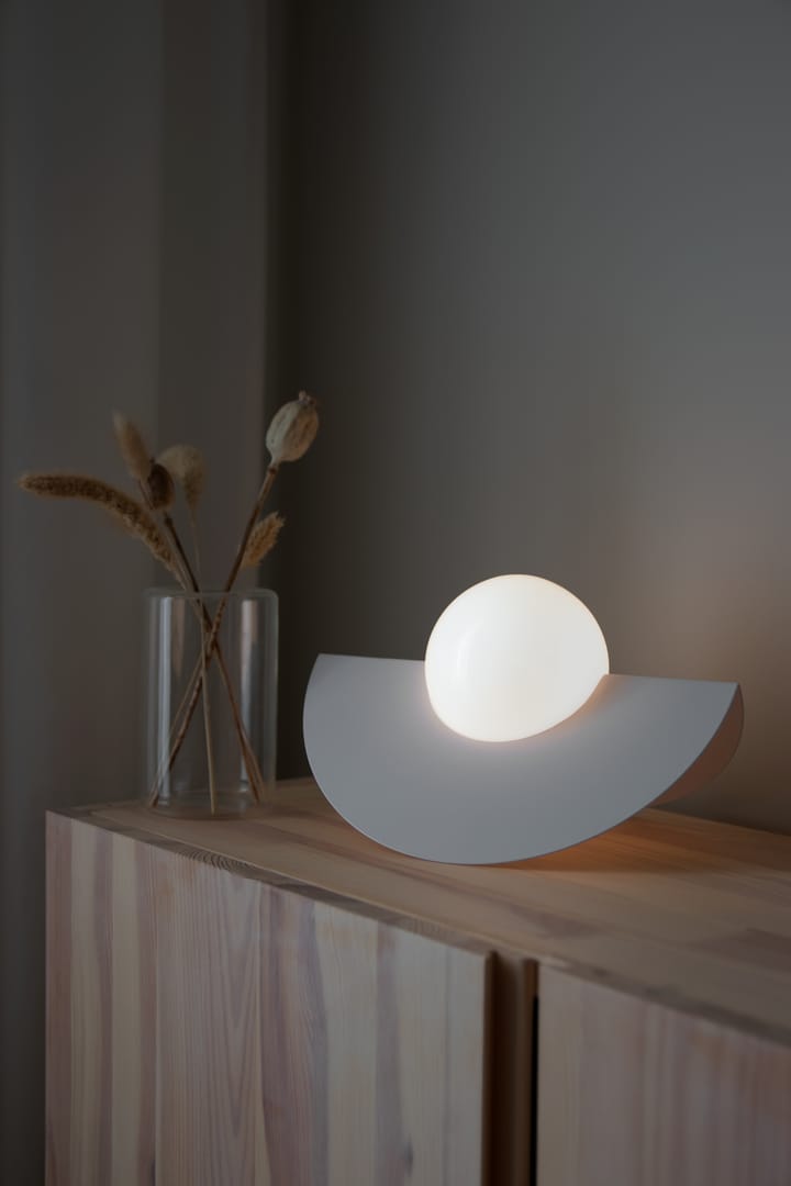 Roccia tafellamp, Wit Globen Lighting