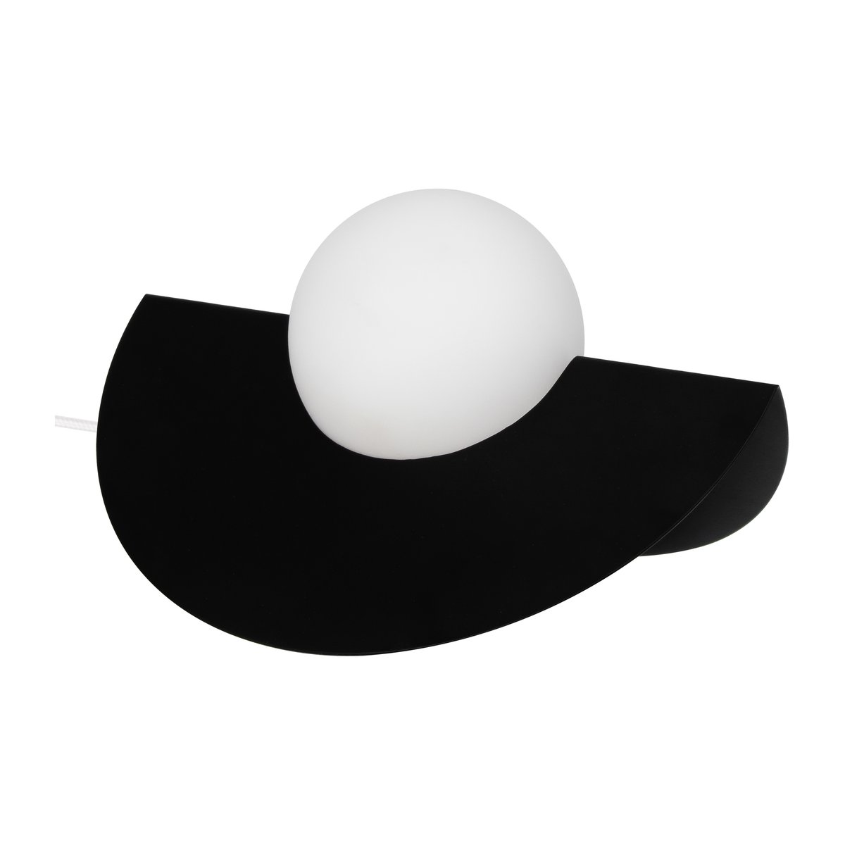 Globen Lighting Roccia tafellamp Zwart | Scandinavisch Interieur | Bureau- & tafellampen | Wit