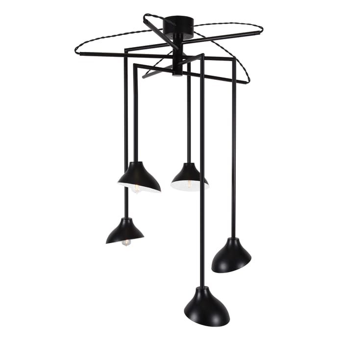 Shift 5 hanglamp - zwart - Globen Lighting