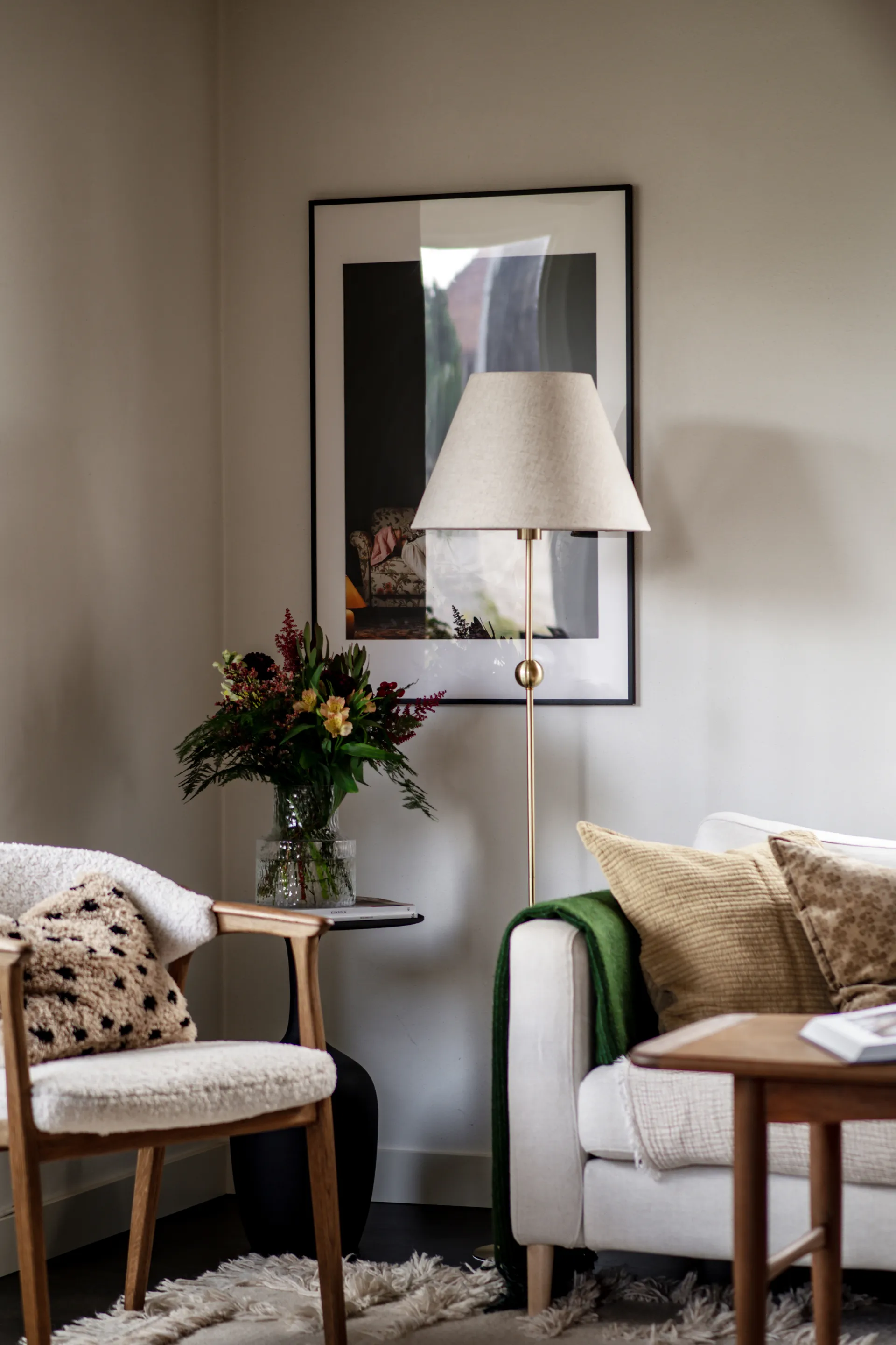 Sigrid 40 lampenkap, Beige Globen Lighting