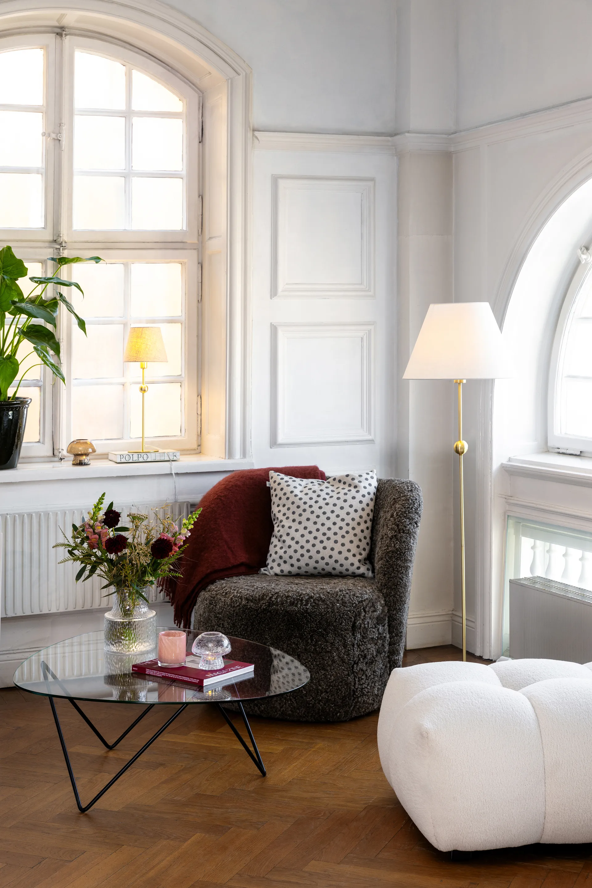 Sigrid 40 lampenkap, Wit Globen Lighting