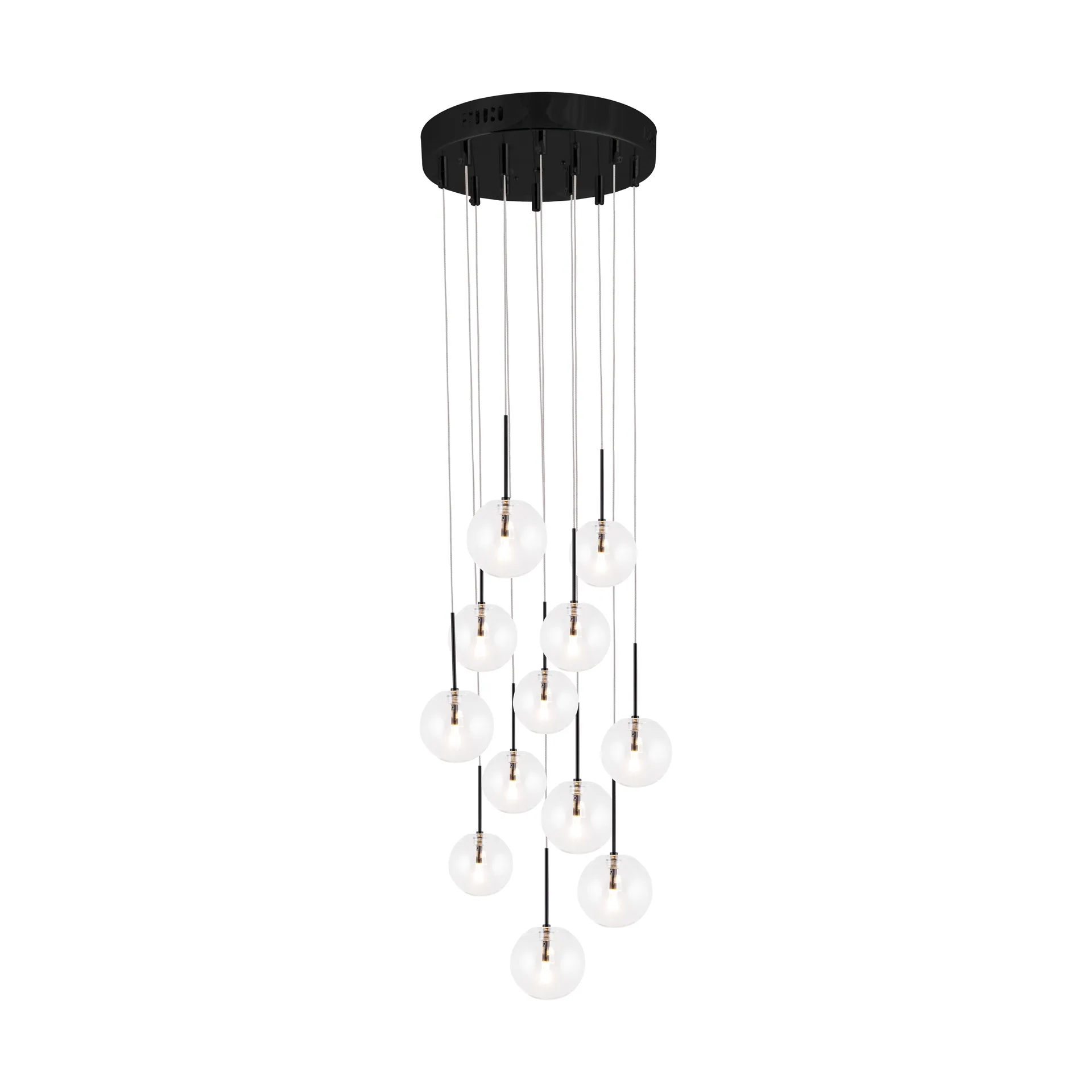 Skyfall hanglamp, Helder-zwart Globen Lighting