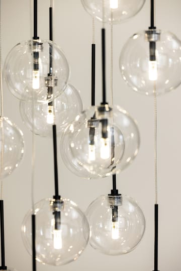 Skyfall hanglamp - Helder-zwart - Globen Lighting