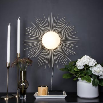 Soleil plafond/wandlamp Ø56 cm - Geborsteld messing - Globen Lighting