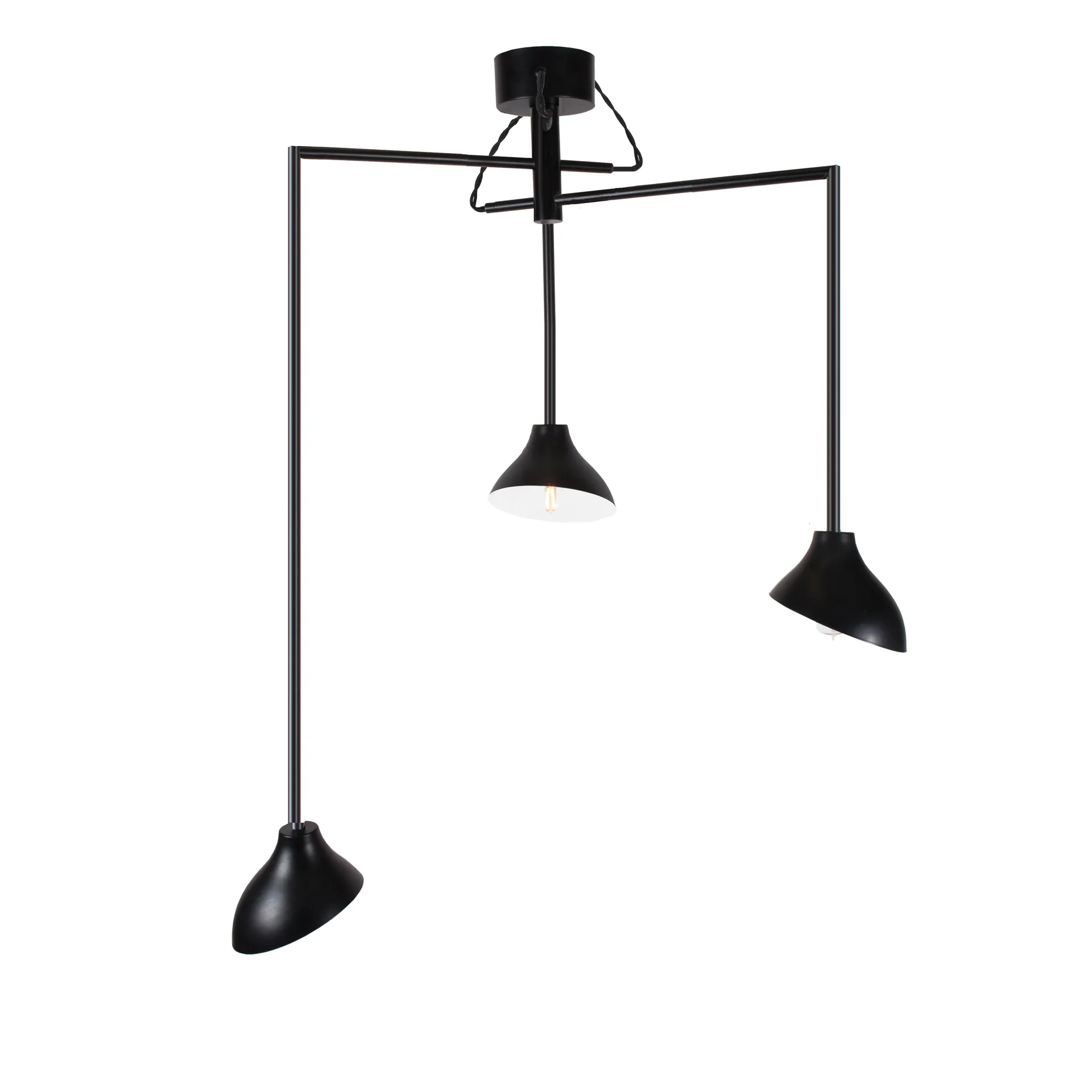 Spider 3 hanglamp, zwart Globen Lighting
