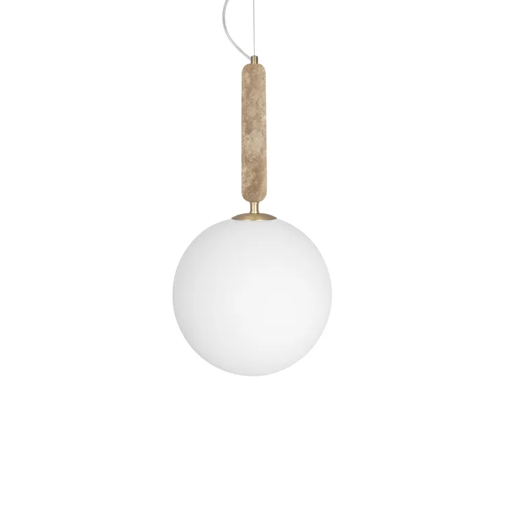 Torrano pendel 30 cm - Travertijn - Globen Lighting
